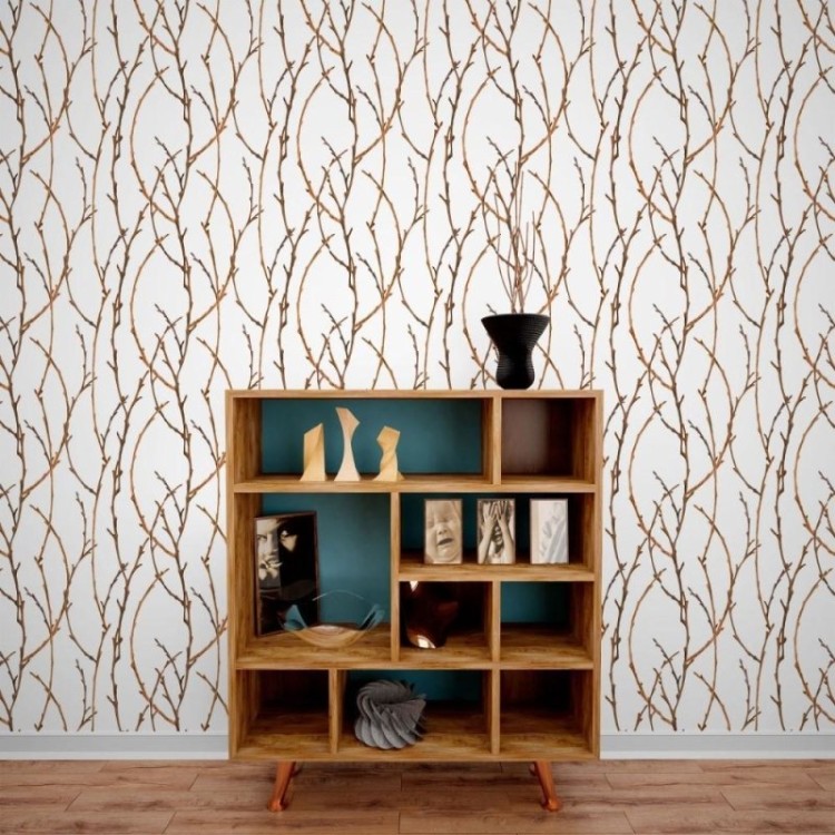 Papel de Parede Adesivo Galhos N013284