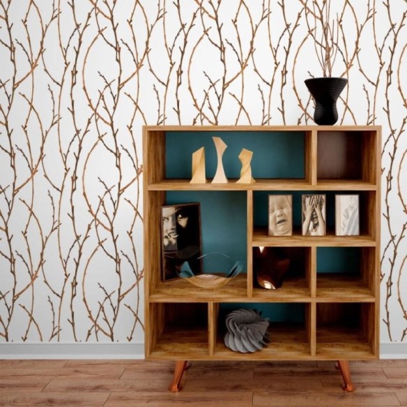 Papel de Parede Adesivo Galhos N013284