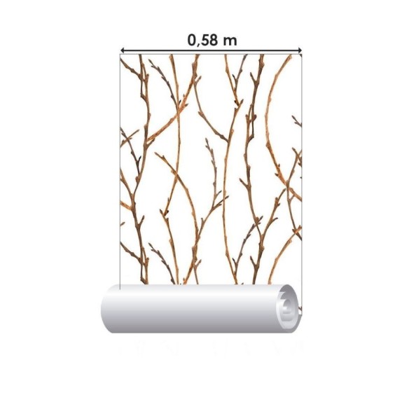 Papel de Parede Adesivo Galhos N013284