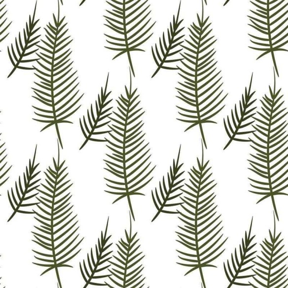 Papel de Parede Adesivo Galhos Pinheiros Minimalista N05204