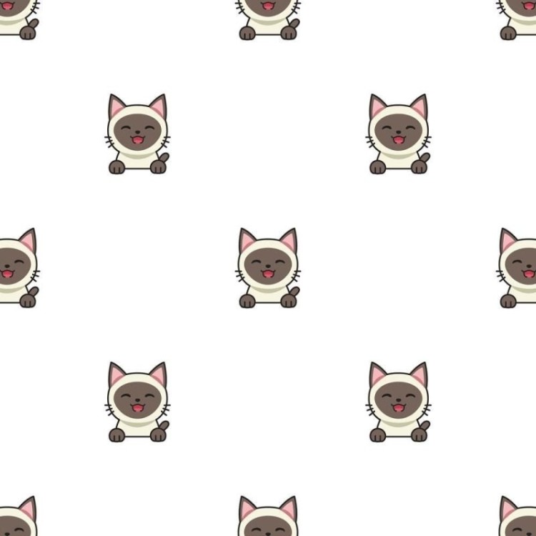 Papel de parede gatinhos kawaii lilás