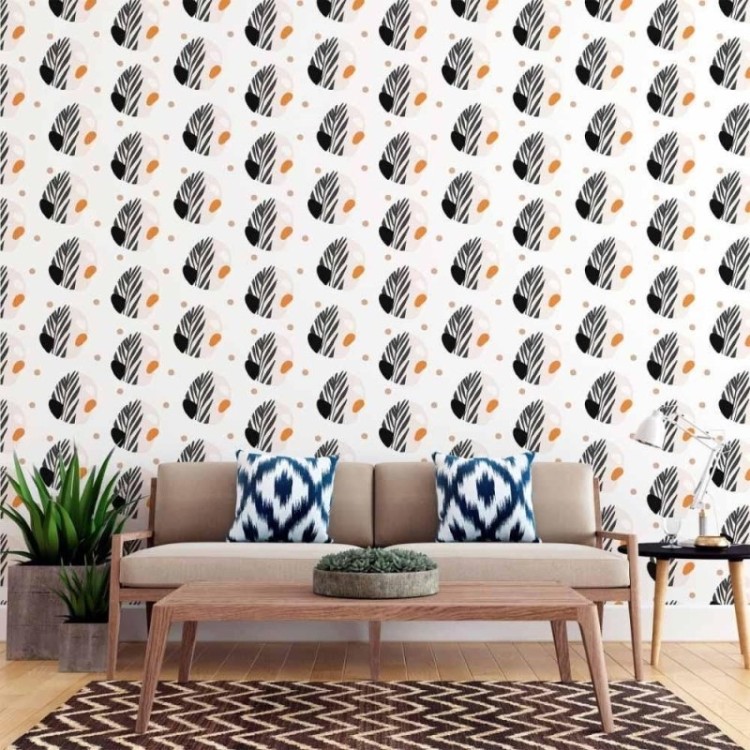 Papel de Parede Adesivo Abstrato Bolinhas N015069