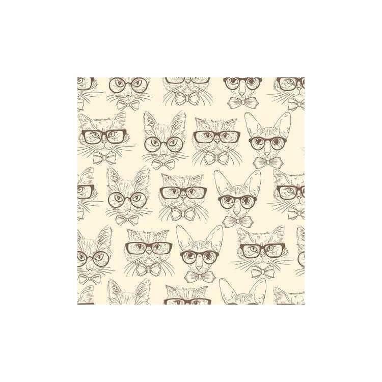 Papel de Parede Adesivo Gatos N3911