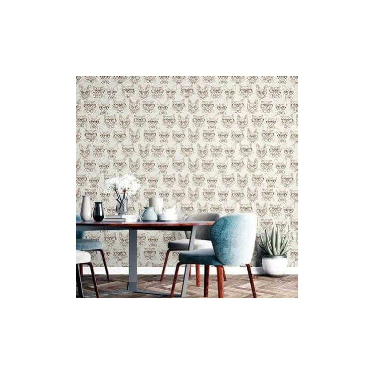 Papel de Parede Adesivo Gatos N3911