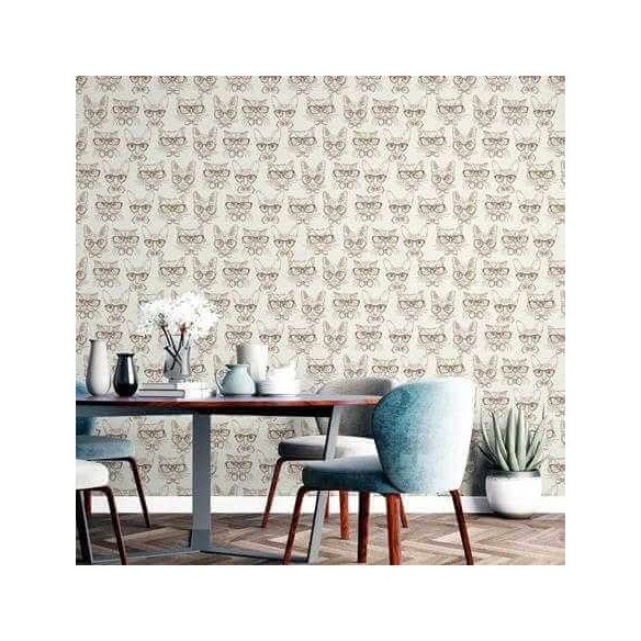Papel de Parede Adesivo Gatos N3911
