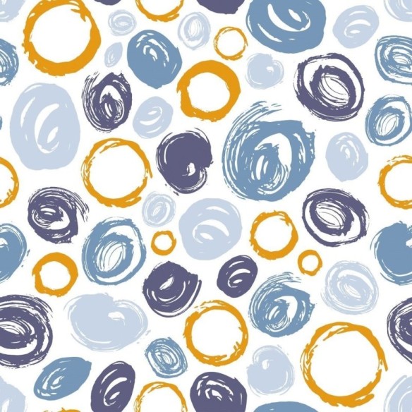 Papel de Parede Adesivo Abstrato Bolinhas N017037
