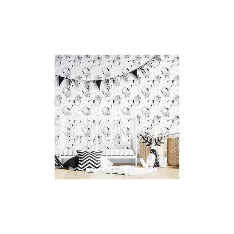 Papel de Parede Adesivo Gatos Tumblr N231
