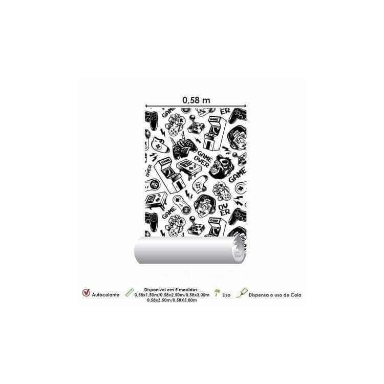 Papel De Parede Adesivo Geek Game 2076913
