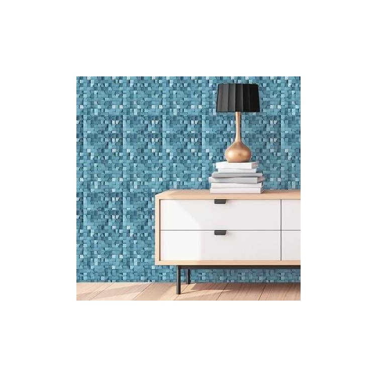 Papel de Parede Adesivo Geométrico 3D 82963