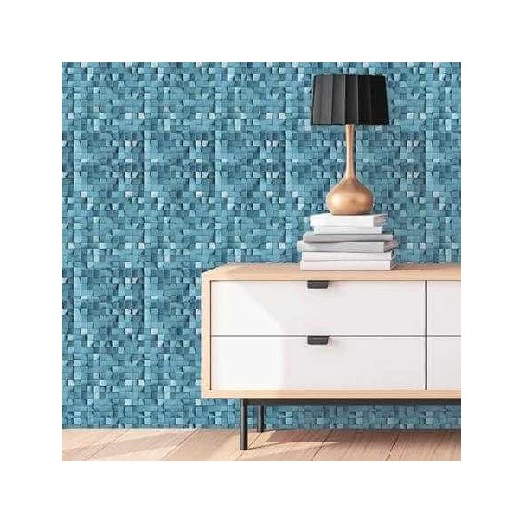 Papel de Parede Adesivo Geométrico 3D 82963