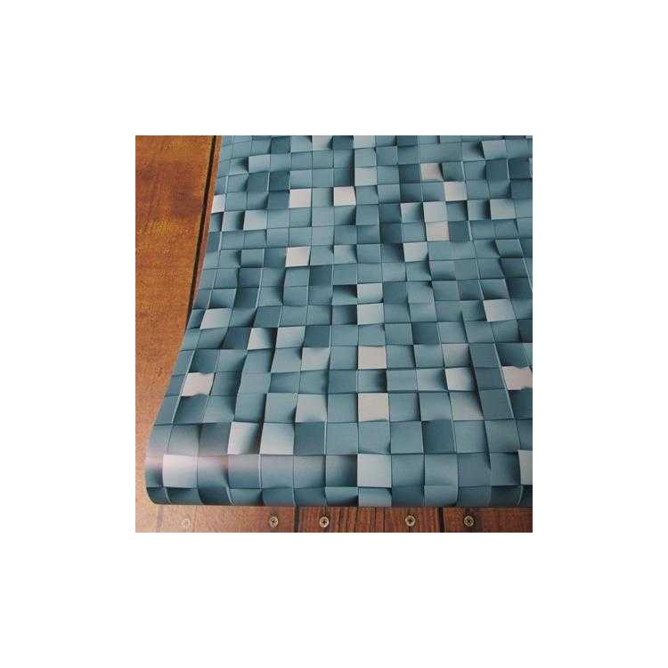 Papel de Parede Adesivo Geométrico 3D 82963