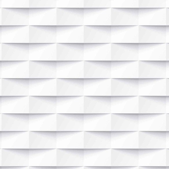 Papel de Parede Adesivo Geometrico 3d branco 183374603