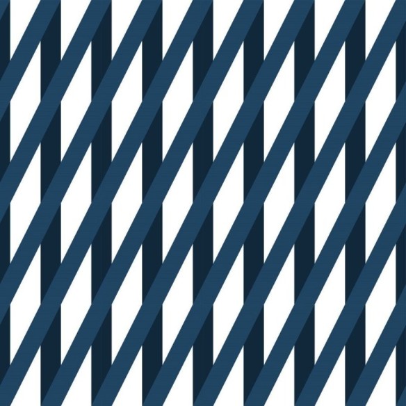 Papel de Parede Adesivo Geométrico 3D Fitas N013013