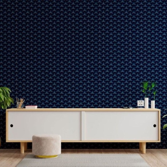 Papel de Parede Adesivo Geométrico 3D Luxury N013017