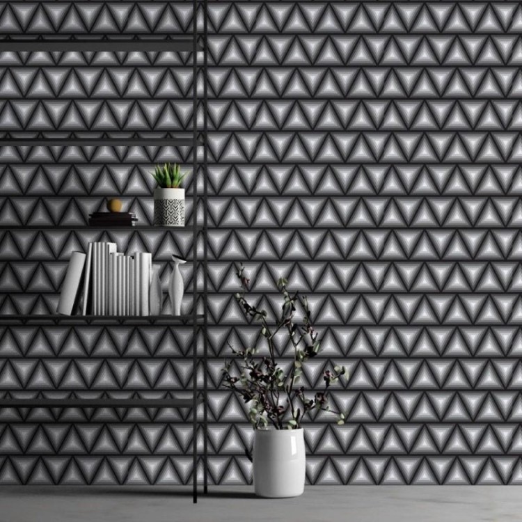 Papel de Parede Adesivo Geométrico 3D N013020