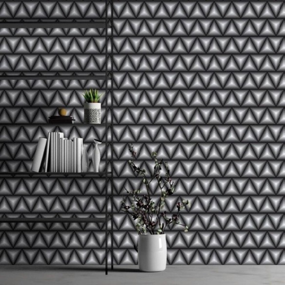 Papel de Parede Adesivo Geométrico 3D N013020