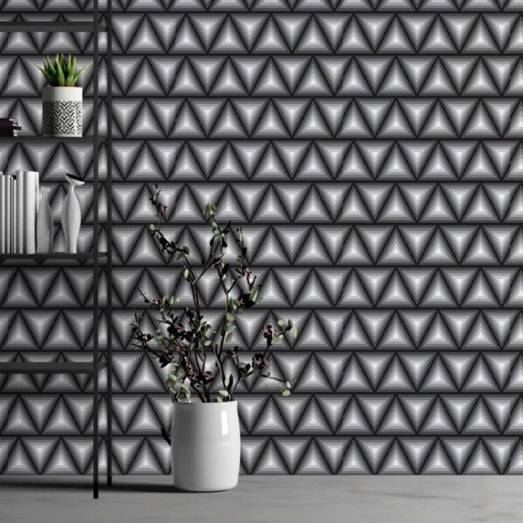 Papel de Parede Adesivo Geométrico 3D N013020
