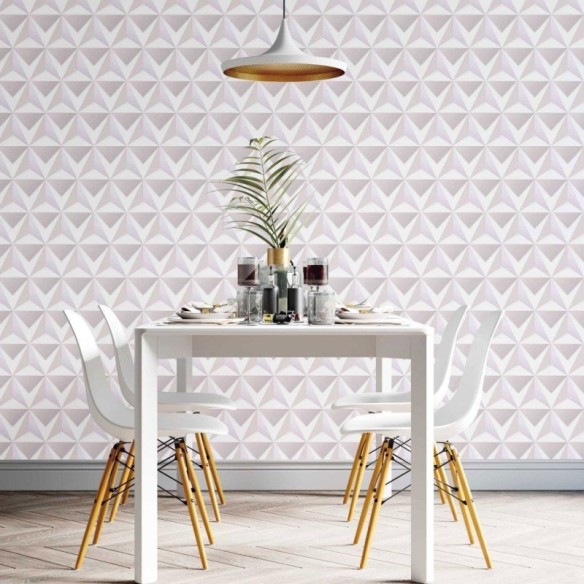 Papel de Parede Adesivo geométrico 3d N014061