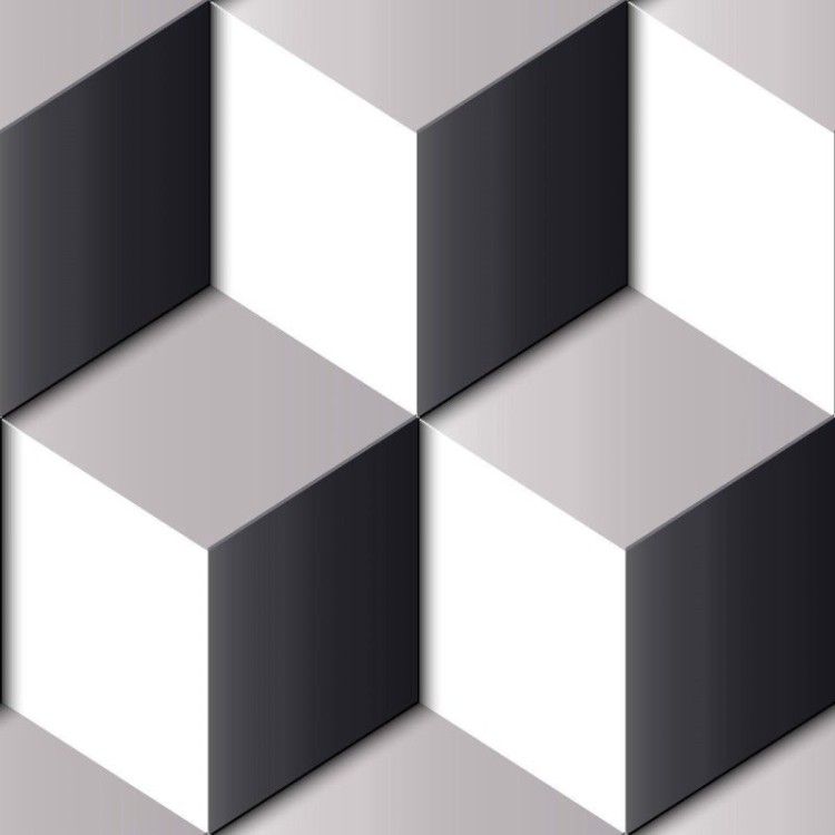 Papel de Parede Adesivo geométrico 3d N014131