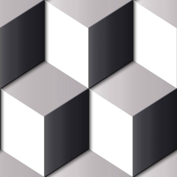 Papel de Parede Adesivo geométrico 3d N014131