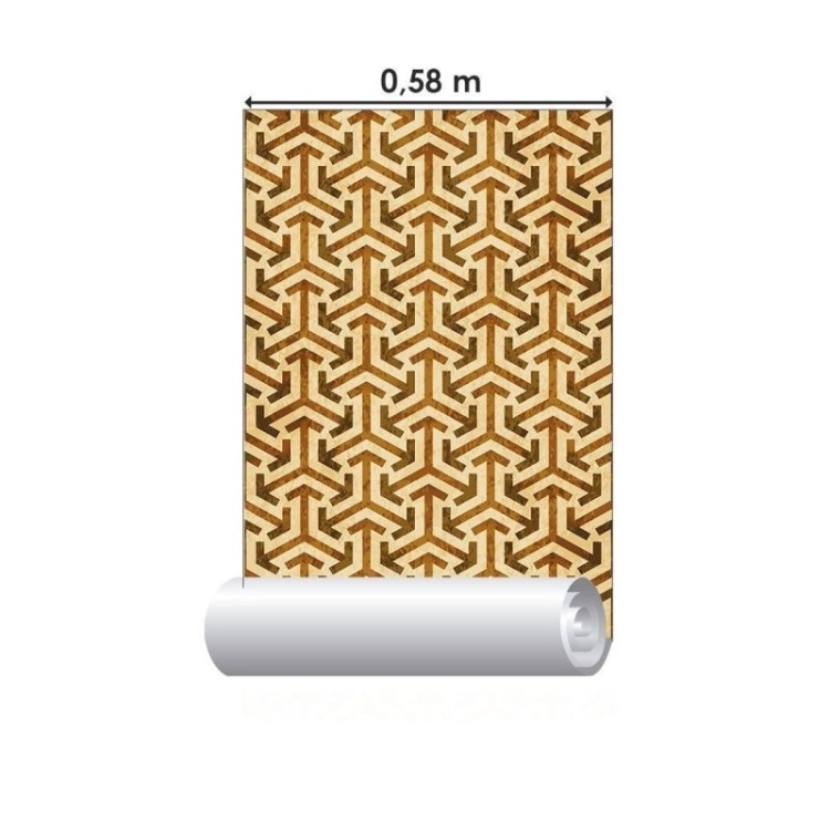 Papel de Parede Adesivo Geométrico 3D N015013