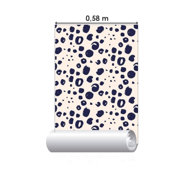 Papel de Parede Adesivo Abstrato Bolinhas N019090