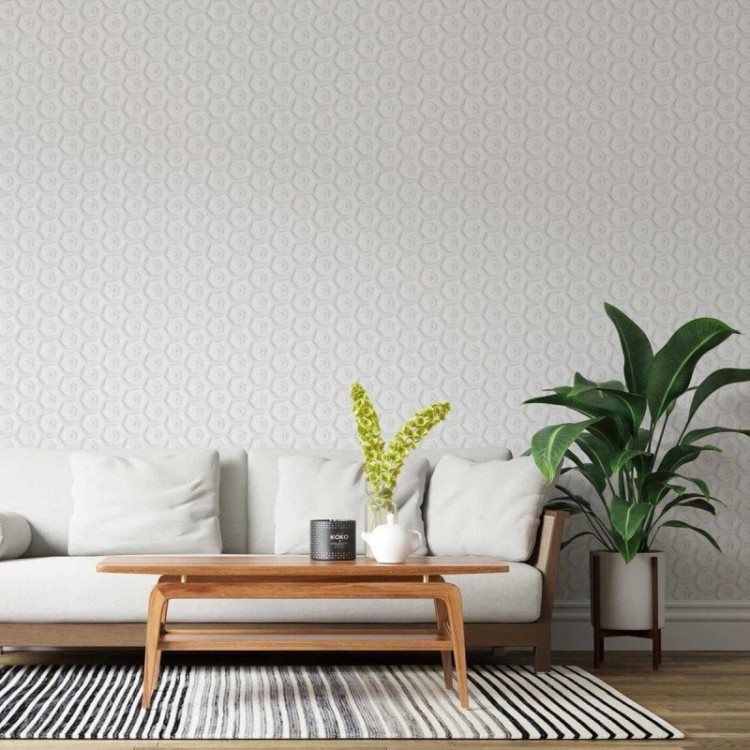 Papel de Parede Adesivo Geométrico 3D N03001