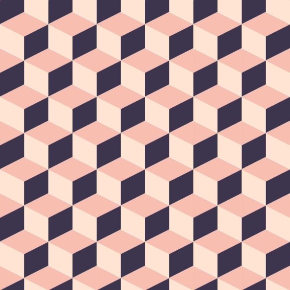Papel de Parede Adesivo Geométrico 3D N03015