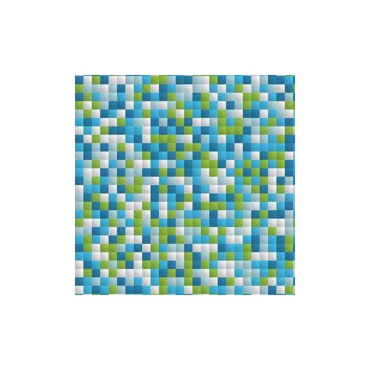 Papel de Parede Adesivo Geometrico 3d verde e...