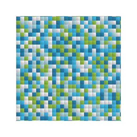 Papel de Parede Adesivo Geometrico 3d verde e azul 211921036