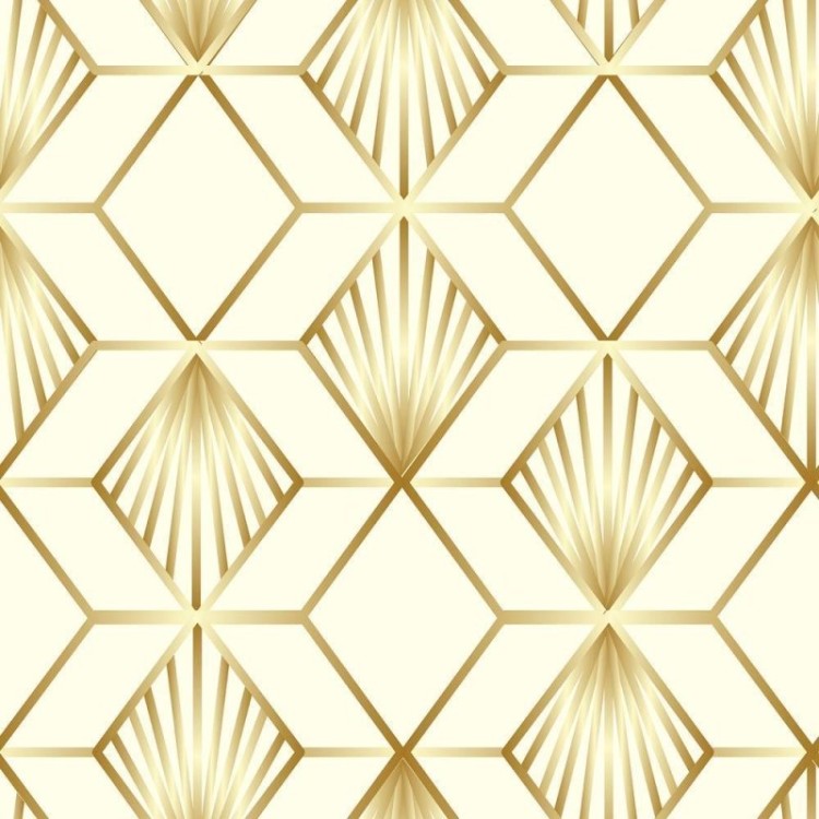 Papel de Parede Adesivo Geométrico Abstrato...