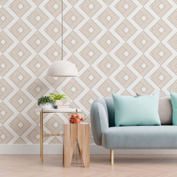 Papel de Parede Adesivo Geométrico Abstrato N013147