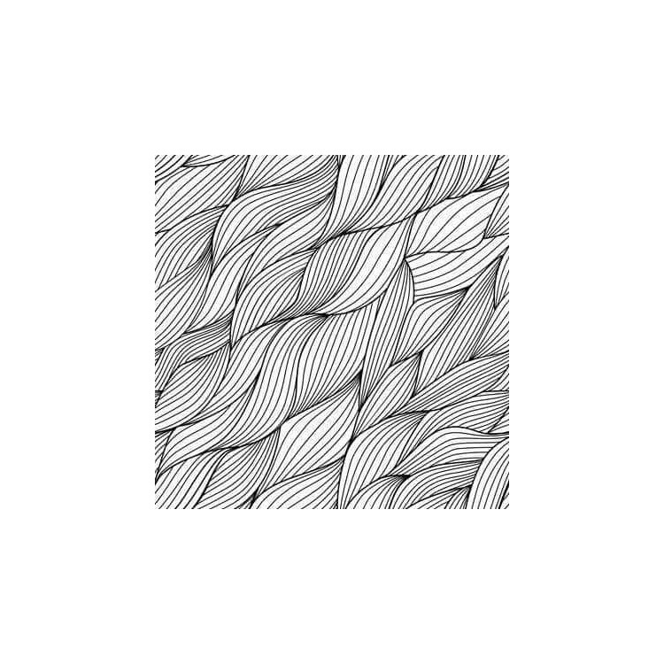 Papel de Parede Adesivo Abstrato Branco e Preto...