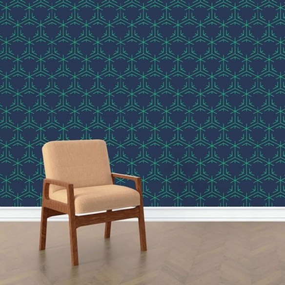 Papel de Parede Adesivo Geométrico Abstrato N015023
