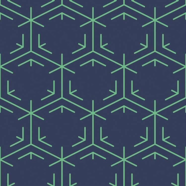 Papel de Parede Adesivo Geométrico Abstrato...