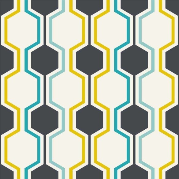 Papel de Parede Adesivo Geométrico Abstrato N02122