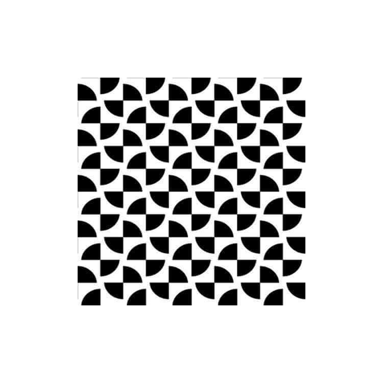 Papel de Parede Adesivo Abstrato Branco e Preto...