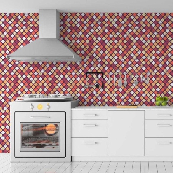 Papel de Parede Adesivo Geométrico Árabe N06067