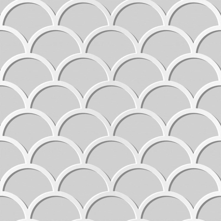 Papel de Parede Adesivo Geométrico Arcos...