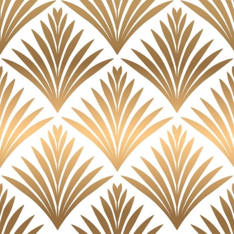 Papel de Parede Adesivo Geométrico Art Déco...