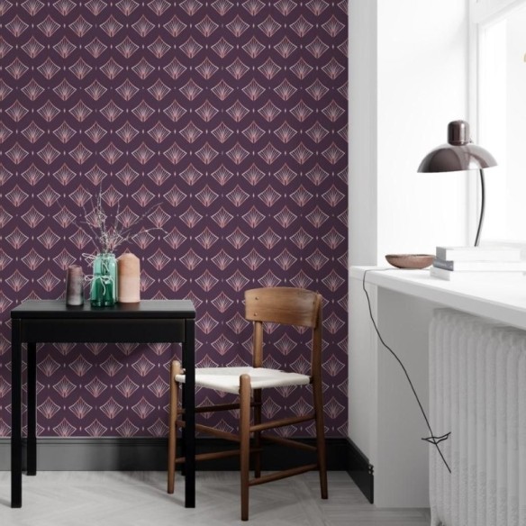 Papel de Parede Adesivo Geométrico Art Deco N012073