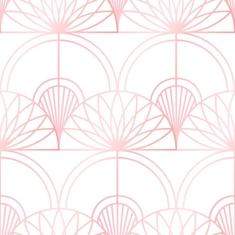Papel de Parede Adesivo Geométrico Art Deco...