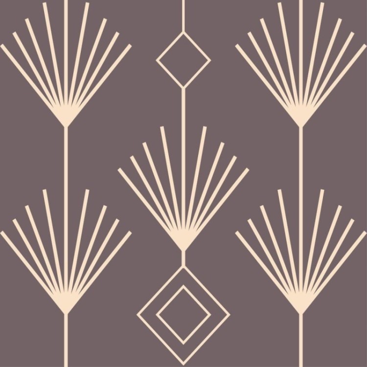 Papel de Parede Adesivo Geométrico Art Déco...