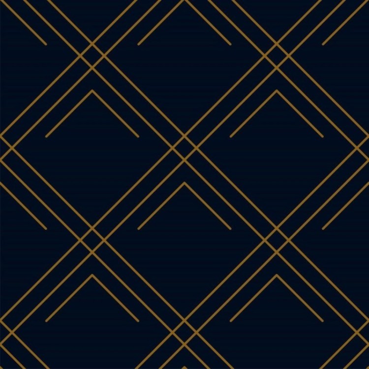 Papel de Parede Adesivo Geométrico Art Déco...