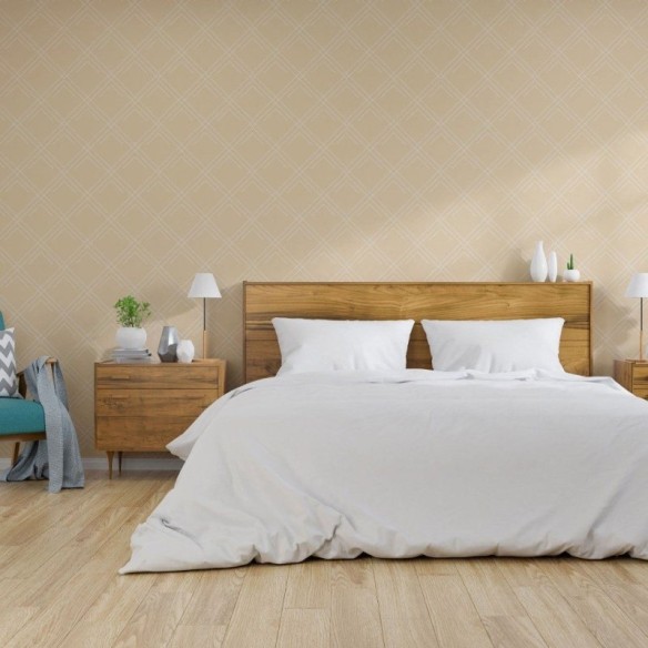 Papel de Parede Adesivo Geométrico Art Déco N013082