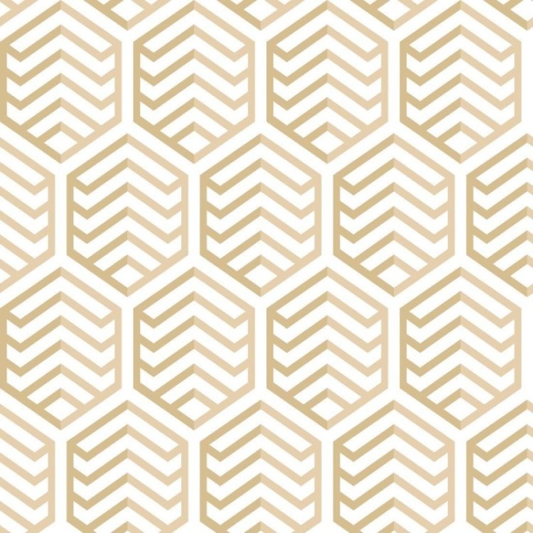 Papel de Parede Adesivo Geométrico Art Déco...