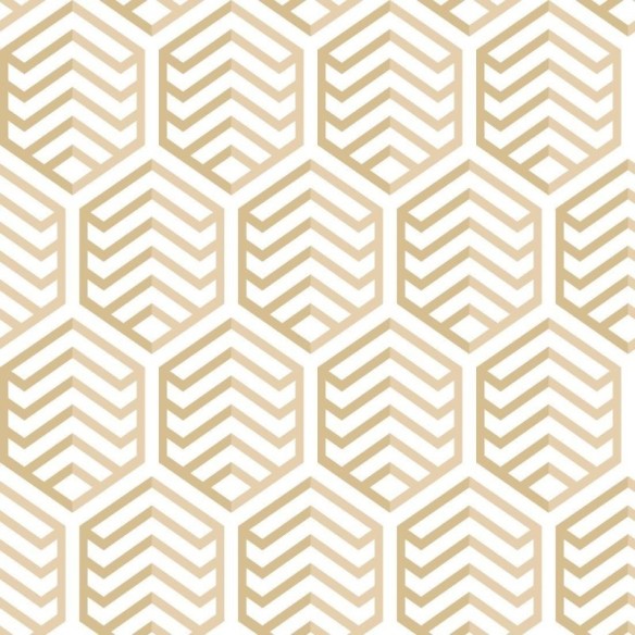 Papel de Parede Adesivo Geométrico Art Déco N013110