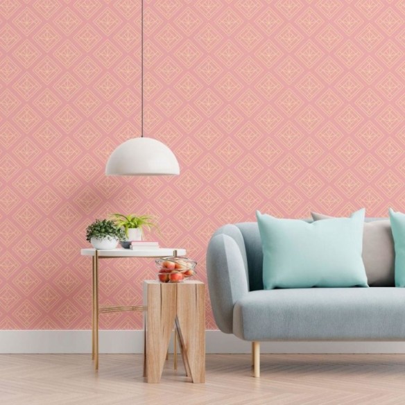 Papel de Parede Adesivo Geométrico Art Déco N013183