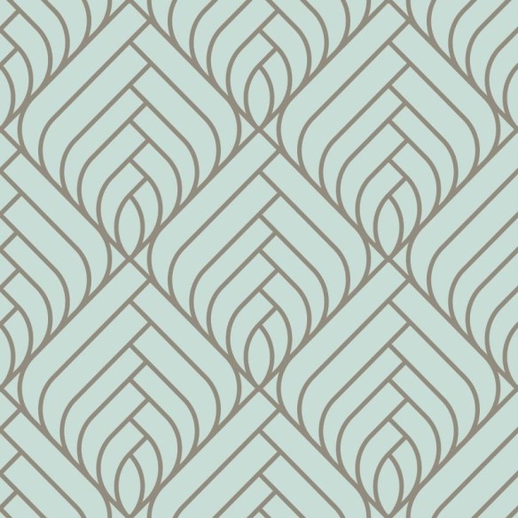 Papel de Parede Adesivo Geométrico Art Deco N014026
