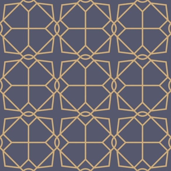 Papel de Parede Adesivo Geométrico Art Deco N016058